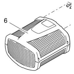 Crépine pour pompe Aquarius Universal Eco 22000 et 28000 Oase