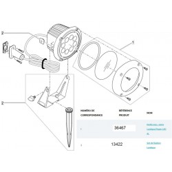 Projecteur led étanche LunAqua Power LED XL 4000 Spot