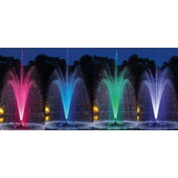 Kit de projecteurs led couleurs pour fontaine flottante oase