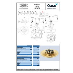 Passage de cables 7/100T Oase