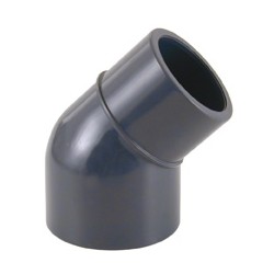 Coude 45° réduit F x M à coller 63x63x50