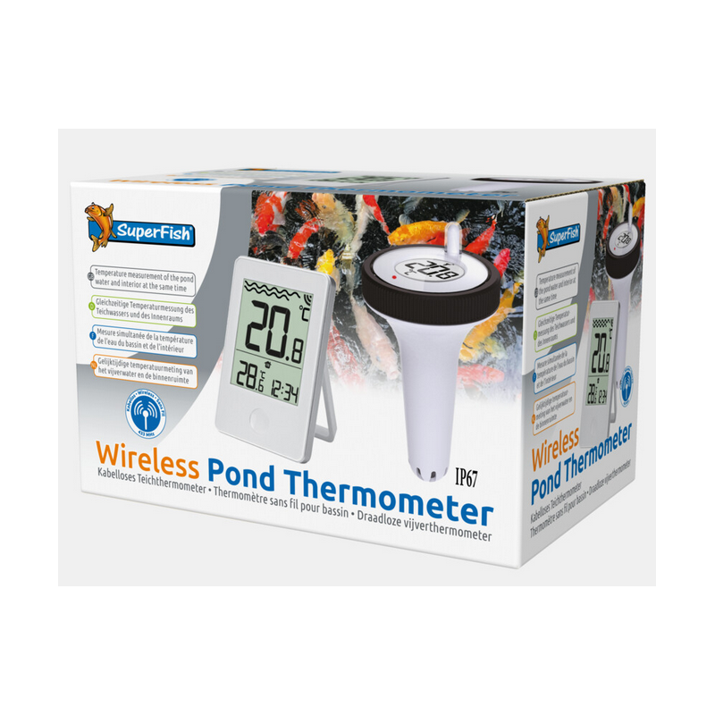 Thermomètre de bassin sans fil Super Fish