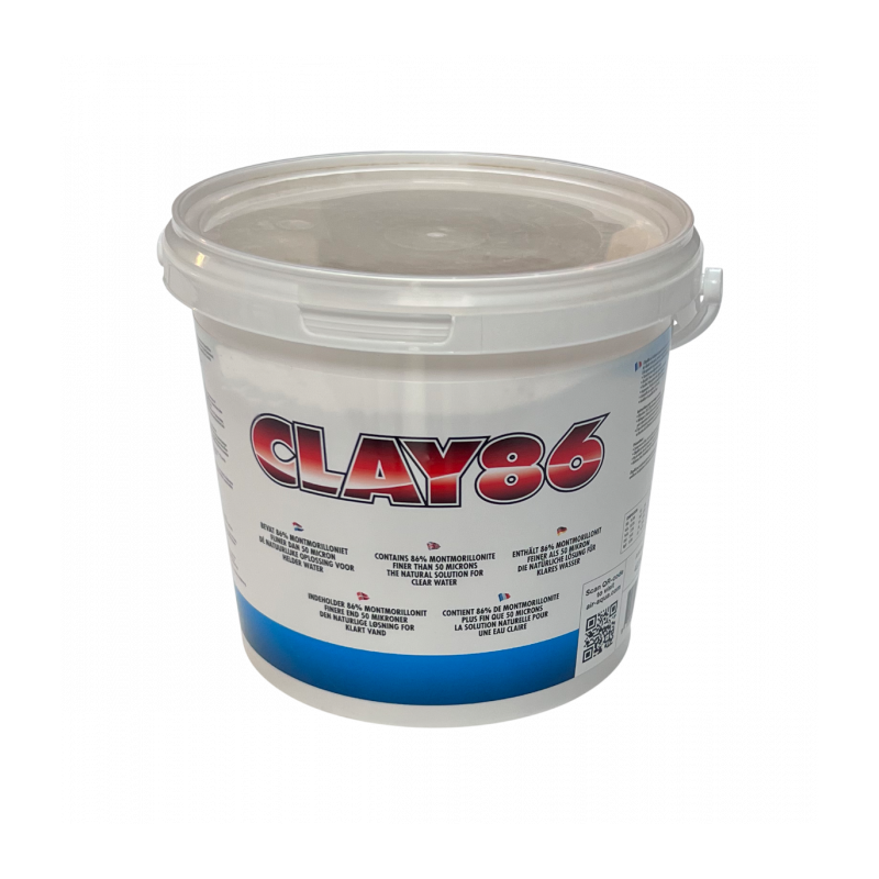Clay86 — Argile ultra-fine pour bassin et santé des poissons