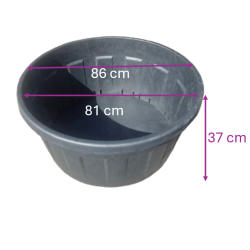 Pot bassin poubellarium 160 litres