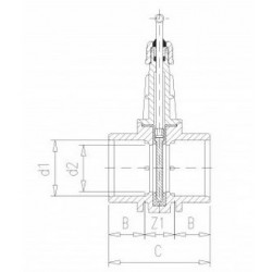 VANNE GUILLOTINE VDL 50MM